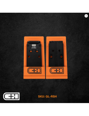 PLAQUE C&H PRECISION GLOCK  MOS V4...