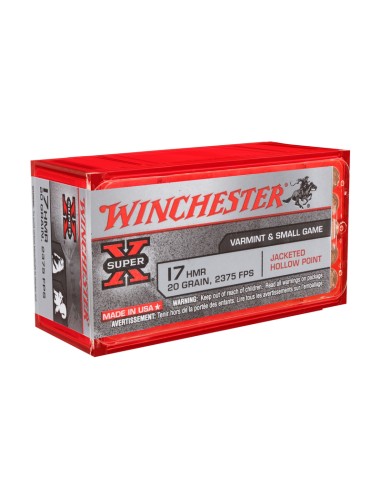 MUNITIONS WINCHESTER 17 HMR VARMINT...