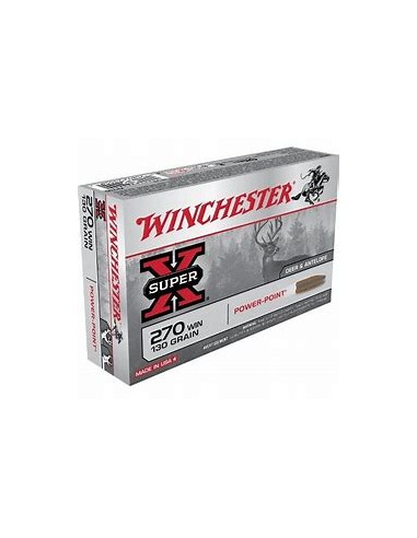 MUNITIONS WINCHESTER 270 WIN POWER POINT 130 GR