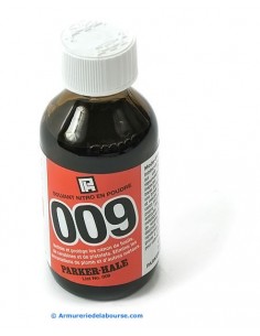 Solvant nettoyant des canons Parker 009