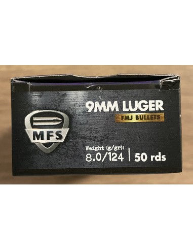 MUNITION MFS CAL. 9X19 124GR * BOITE...