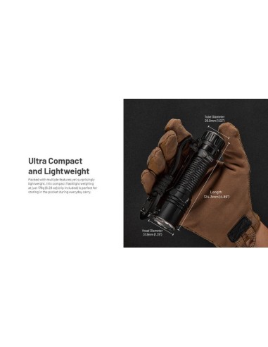 LAMPE NITECORE EDC35 5000 LUMENS