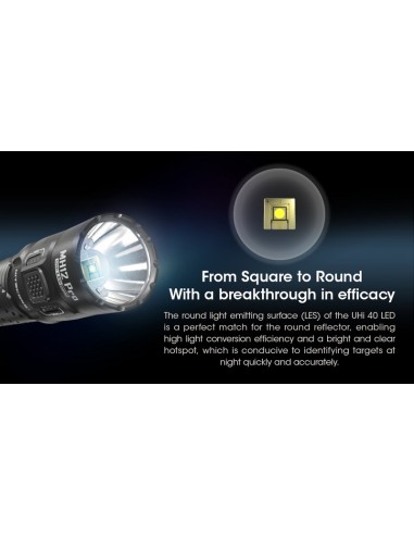 LAMPE NITECORE MH12 PRO 3300 LUMENS