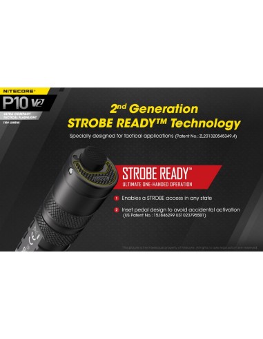 LAMPE NITECORE P10V2 1100 LUMENS