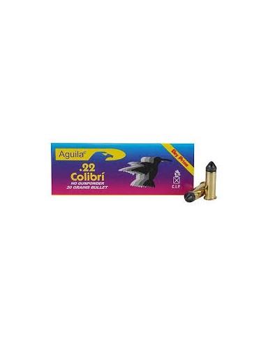 MUNITIONS AGUILA 22 COLIBRI * BOITE...