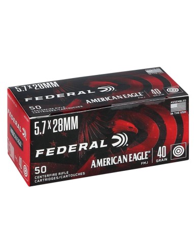 MUNITIONS FEDERAL 5.7X28 40GR FMJ *...