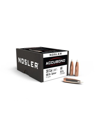 BALLE NOSLER 308 180gr Spitzr...