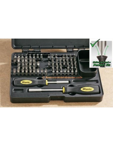 Kit de tournevis 72 pièces Wheeler engeneering
