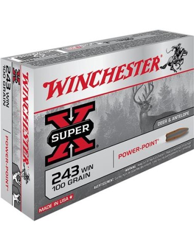 MUNITIONS WINCHESTER 243 WIN POWER...