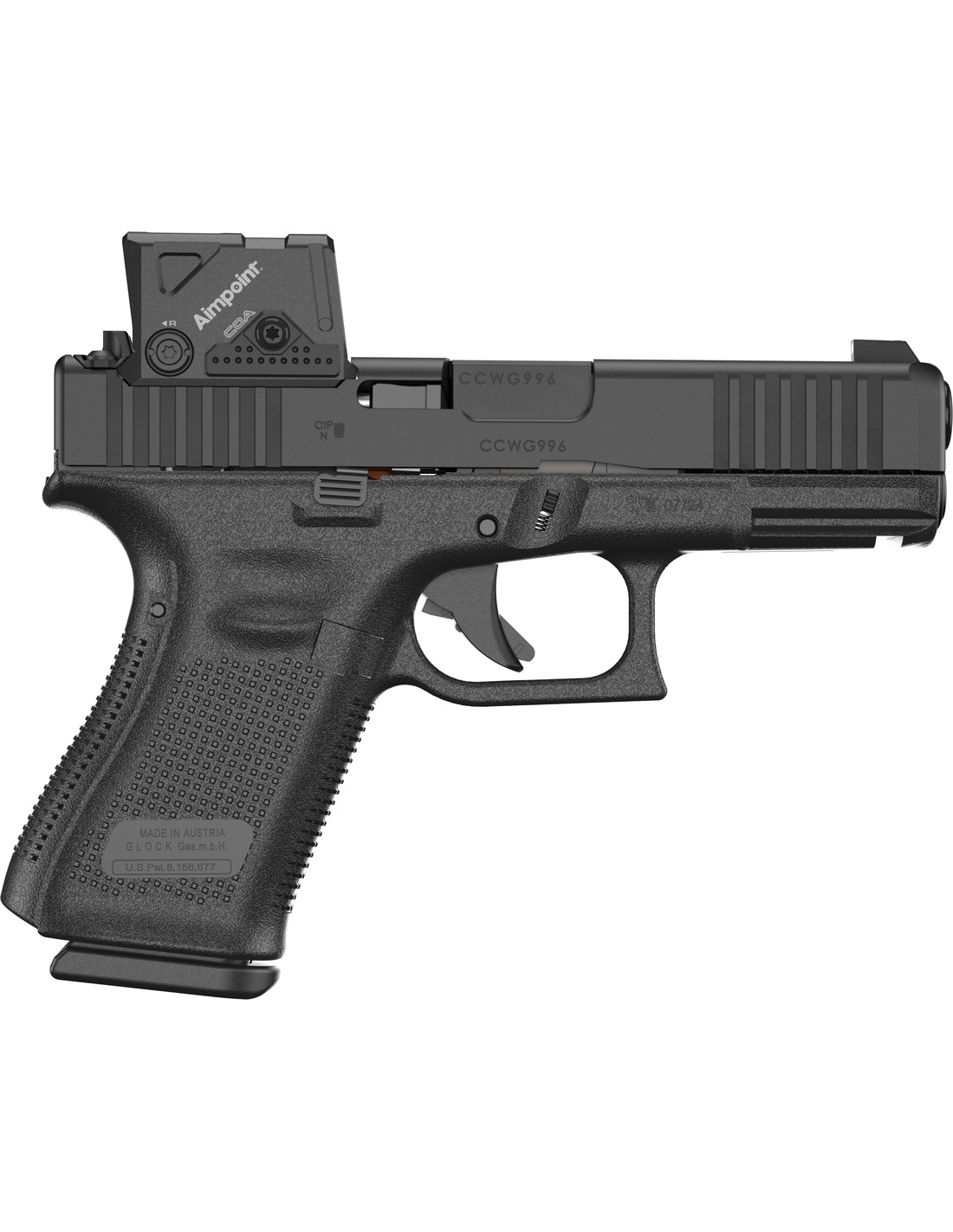 PISTOLET GLOCK 19 GEN5 FS A CUT COMBO AIMPOINT COA Armurerie De La Bourse PISTOLET GLOCK 19 GEN5 FS A CUT COMBO AIMPOINT COA Armurerie De La Bourse