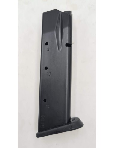 CHARGEUR NOIR TANFOGLIO SMALL FRAME EN 9X19 TALON POLYMER