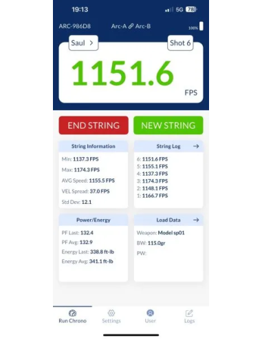 CHRONOGRAPHE DAA ARC