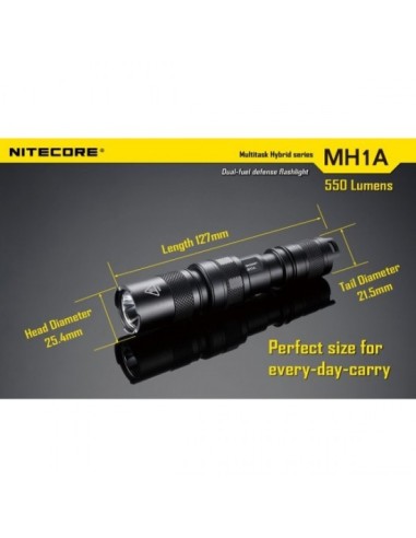 LAMPE NITECORE MH1A - 550 LUMENS -...