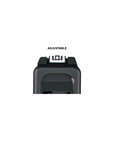 HAUSSE GLOCK REGLABLE PLASTIQUE 6.1MM...