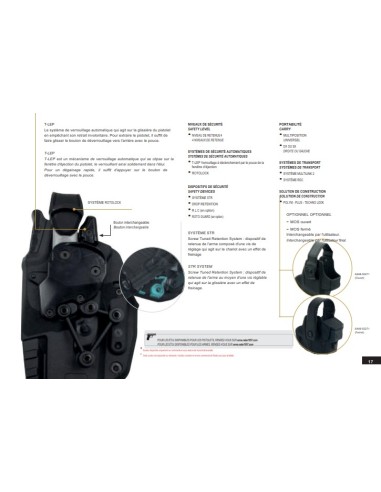 ETUI / HOLSTER RADAR POUR GLOCK 17-19...