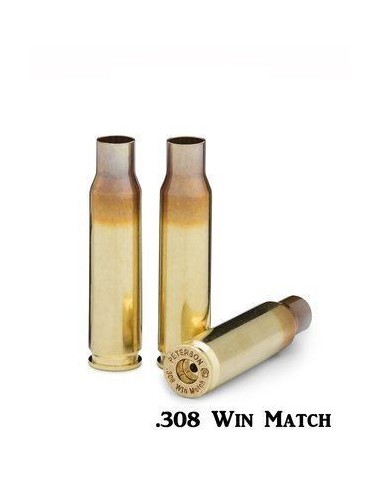 Douilles Peterson 308 Winchester amorçage Large Rifle par 50