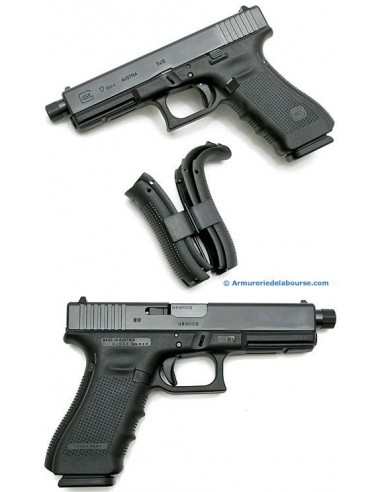 Pistolet Glock 17 Gen4 9x19 canon fileté