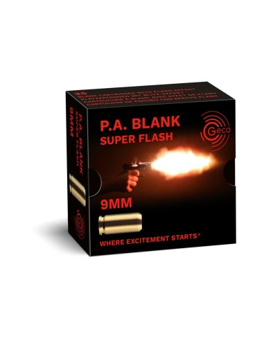 MUNITION A BLANC GECO 9MM PAK * BOITE...