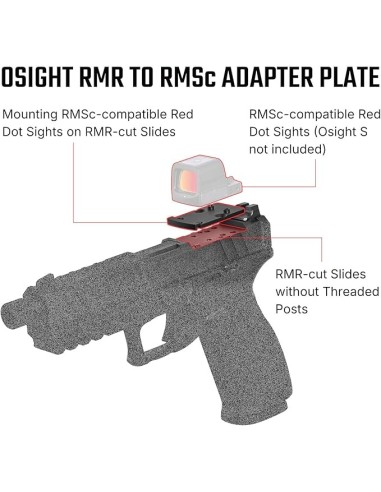 PLAQUE ADAPTATRICE OSIGHT RMR POUR...