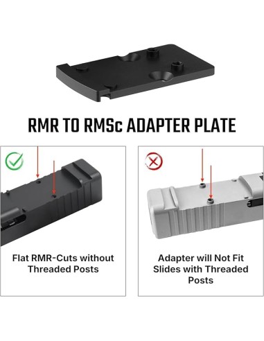 PLAQUE ADAPTATRICE OSIGHT RMR POUR...