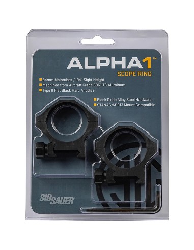 PAIRE DE COLLIERS ACIER SIG SAUER...