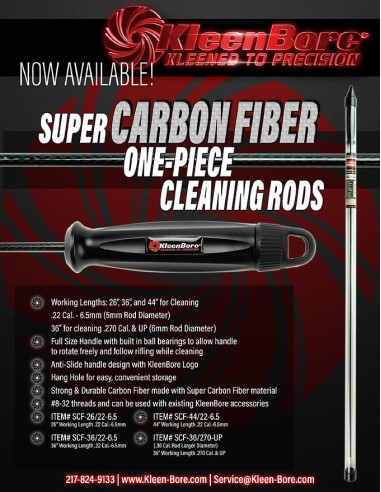 BAGUETTE CARBONE KLEENBORE 270-30 ET...