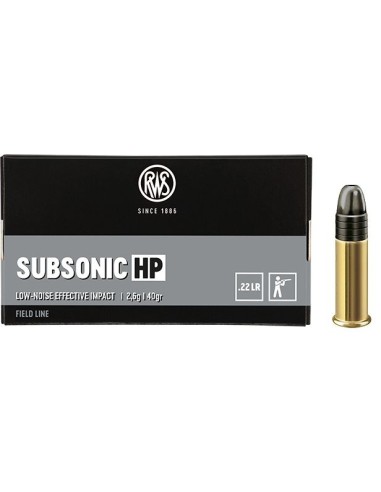 MUNITION RWS 22 LR SUBSONIC HP *...