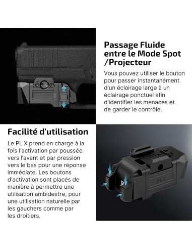 LAMPE OLIGHT PLX LAMPE TACTIQUE...