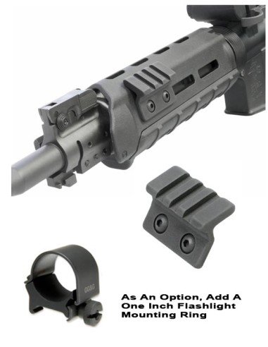 RAIL PICATINNY 3 SLOT A 45? M-LOK GG