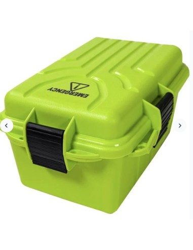 BOITE EMERGENCY MTM JAUNE VERT EB2  2