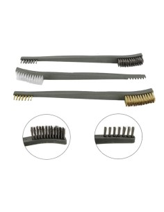 LOT DE 3 BROSSES DEUX TETES...