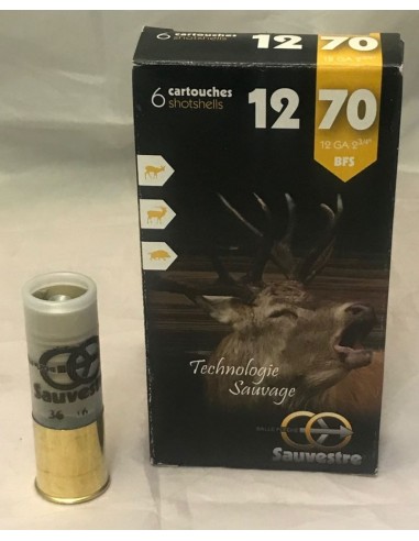 MUNITIONS SAUVESTRE CAL 12/70 BALLES SAUVESTRE /LES 6