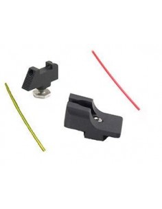 Hausse et Guidon fibre optique Warren tactical pour Glock - 528-017