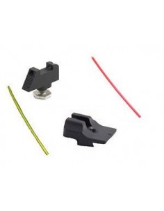 Set Hausse et guidon fibre optique Warren Tactical pour Glock.528-005