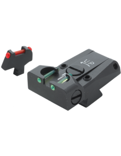 Hausse Réglable et guidon fibre optique LPA pour pistolet COLT GVT 1911 A1