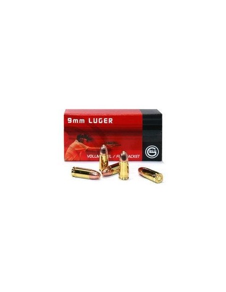 Munitions GECO 9X19 124GR cuivrée