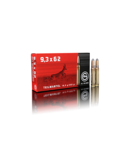 Munition Geco 9.3x62 Soft point 255 gr