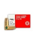 Munition Sellier & Bellot cal. 9 MM 140gr Subsonique