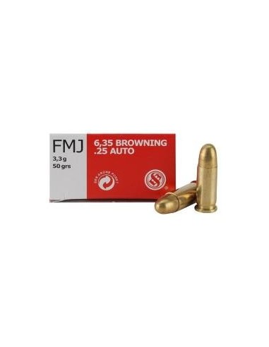 Munitions Sellier & Bellot 25 ACP - 6.5 Browning