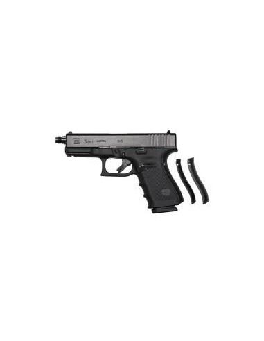 Pistolet Glock 19 Gen4 9x19 canon Fileté