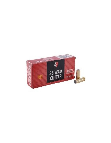 Munition Fiocchi 38 Wad cutter 148gr