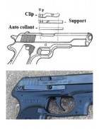 Barrette de rétention Clipdraw Universel pour pistolet