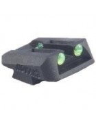 Visée Novak's hausse fibre optique pour Glock