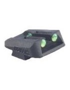 Visée Novak's hausse fibre optique pour Glock