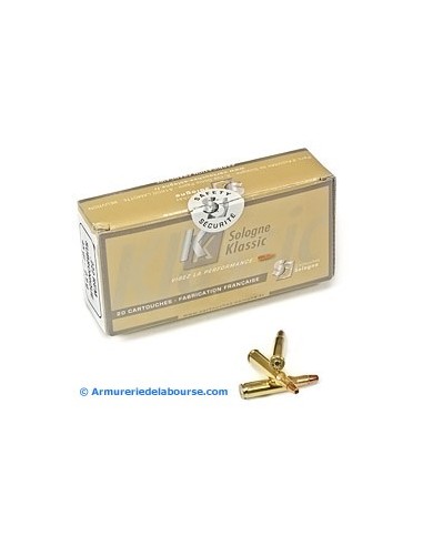 Munition Sologne Klassic 222 Rem Subsonique 45gr
