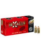 MUNITION GECO 45ACP 200GR HEXAGON * BOITE DE 50
