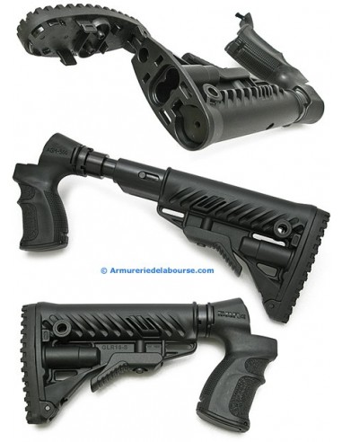 Crosse Télescopique FAB Defense pliante avec amortisseur de recul pour Mossberg 500