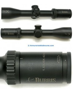 Lunette Burris Four X 1.5-6x42 réticule lumineux