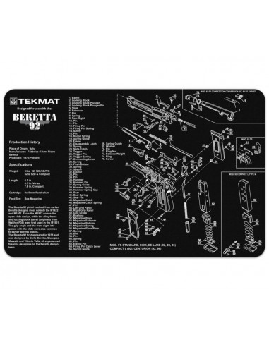 Tapis de démontage et d'entretien Tekmat Beretta 92