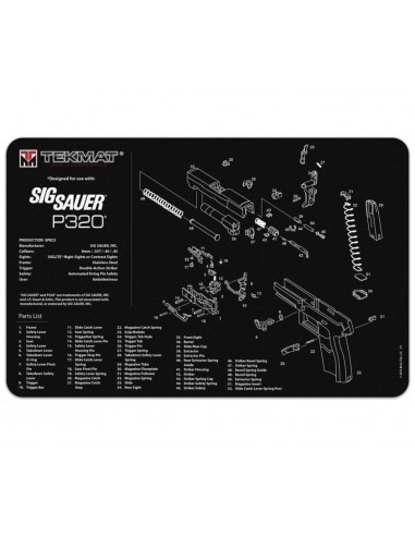 Tapis de démontage et d'entretien Tekmat Sig P320